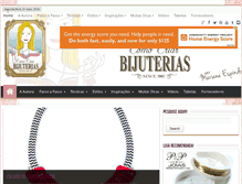 Tablet Screenshot of comocriarbijuterias.com.br